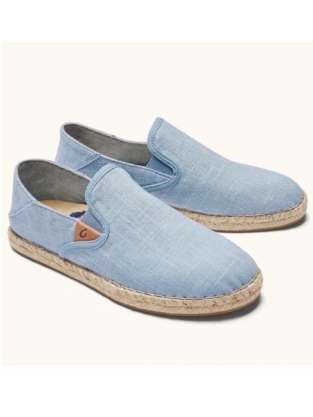 OLUKAI Kaula Pa'a Kapa Convertible Espadrille Shoes
Blue Size 6.5W